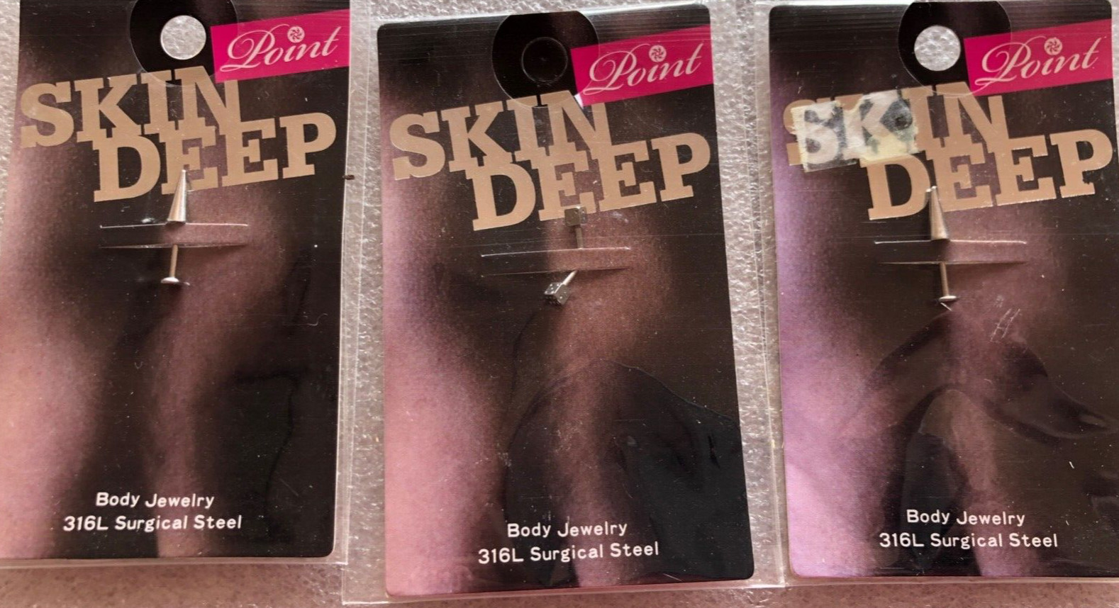 Skin Deep Dice & Spike Body Jewelry Nipple Tongue Belly - 316L Surgical Steel