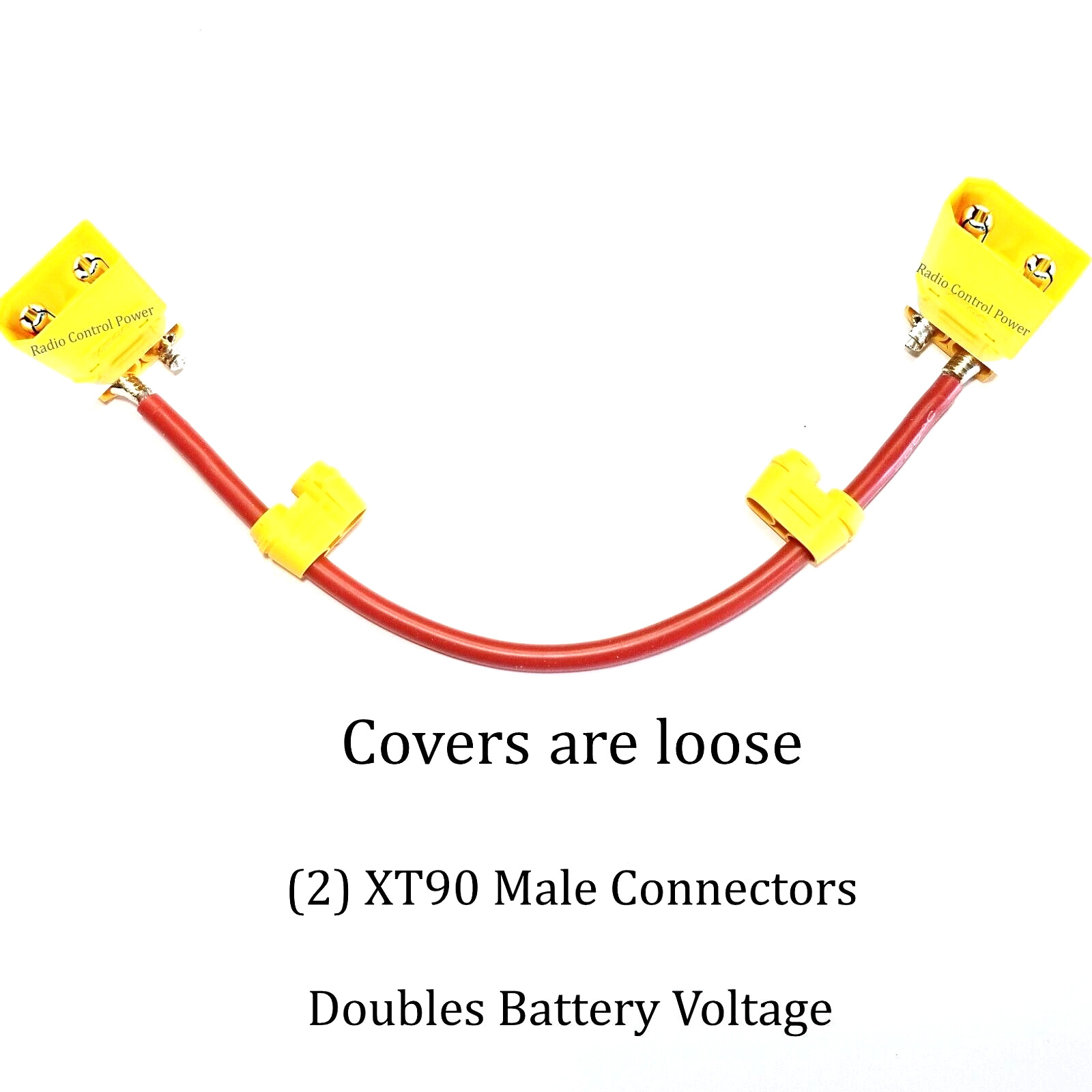 RCP XT90 Series Harness Ready to Connect to ESC 10 awg Double Battery Voltage