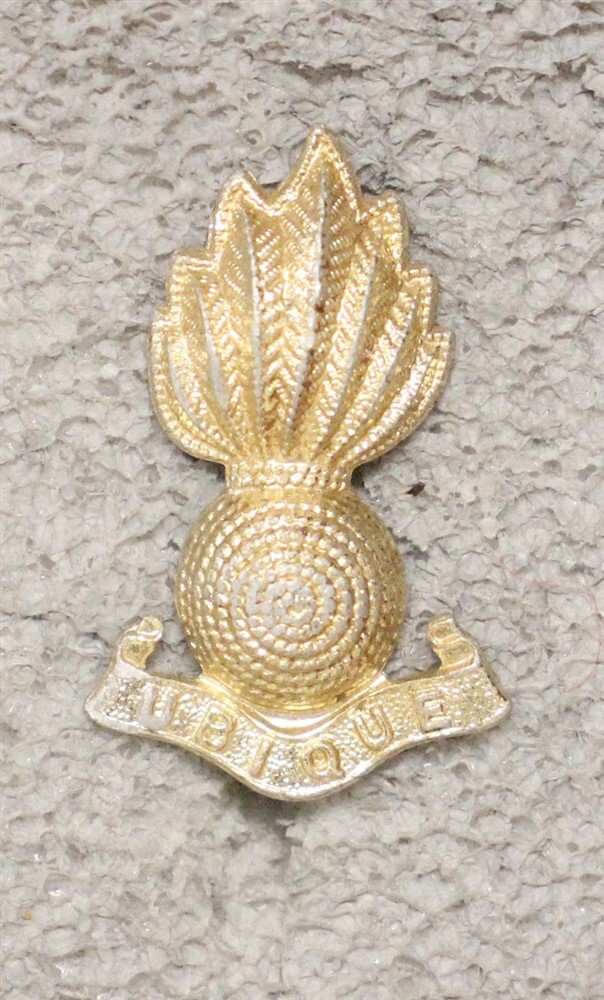 British Army Badge 2882: Royal Regiment of Artillery - anodized