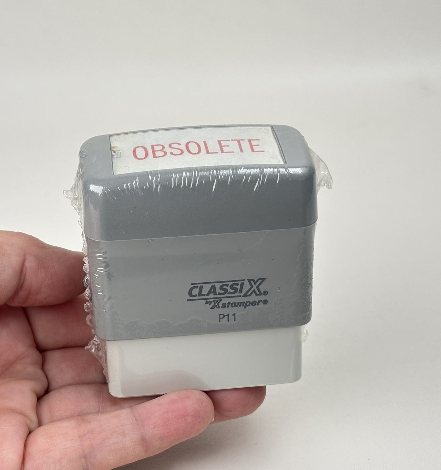 NEW Classi X By X Stamper Pre-Inked OBSOLETE Stamp P11 Sealed