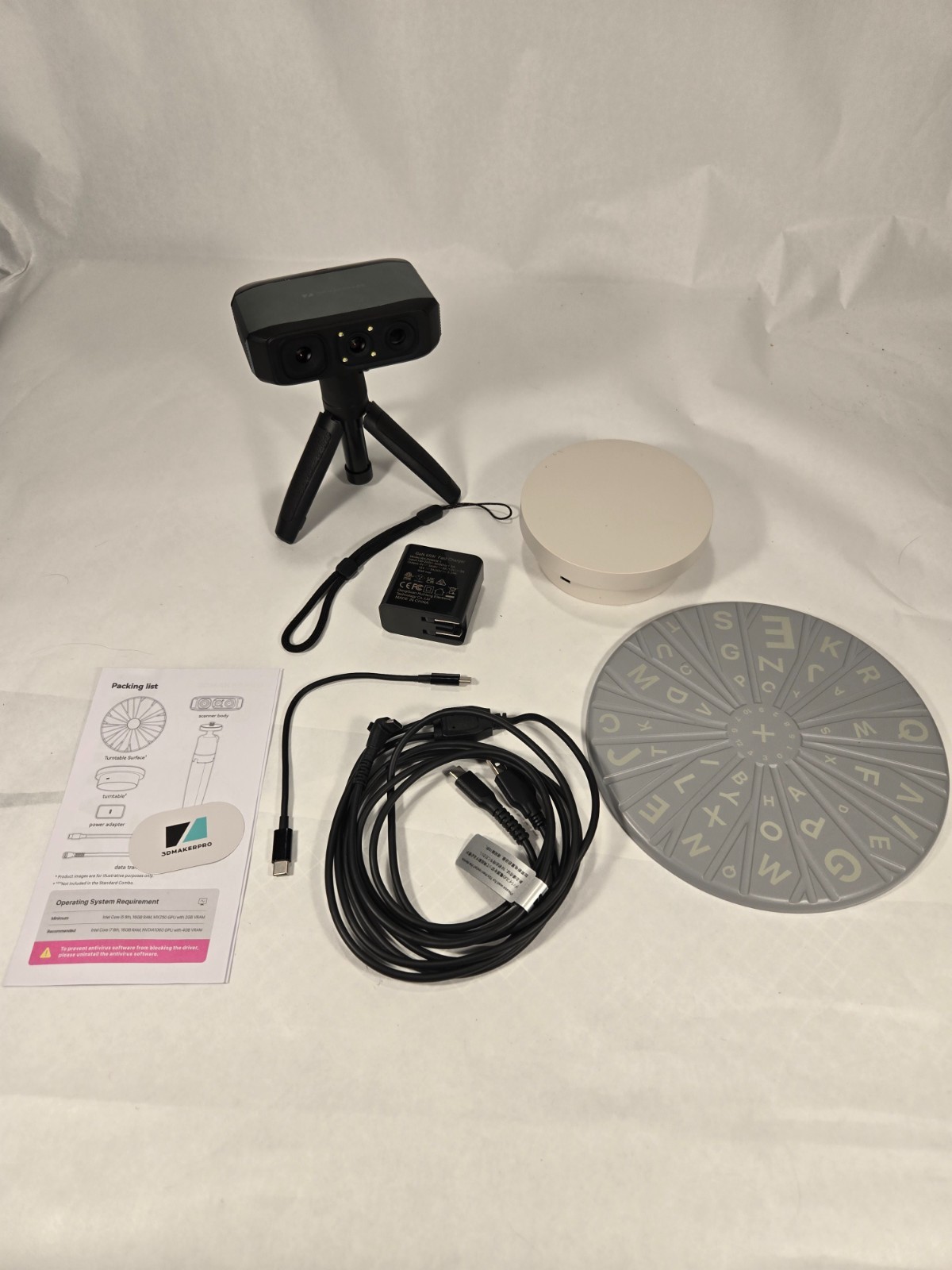 3DMakerpro Portable Moose Premium 3D-Scanner For 3D-Printing 0.03mm Accuracy