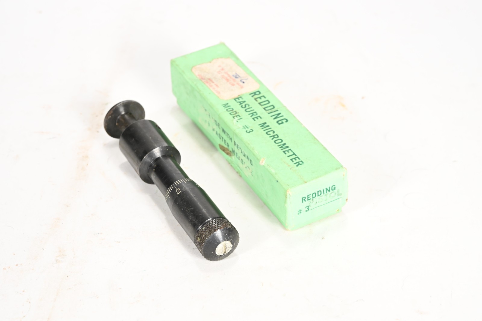 Redding Powder Measure Adjustable Micrometer Unit Fits Model 3 Powder Dispenser