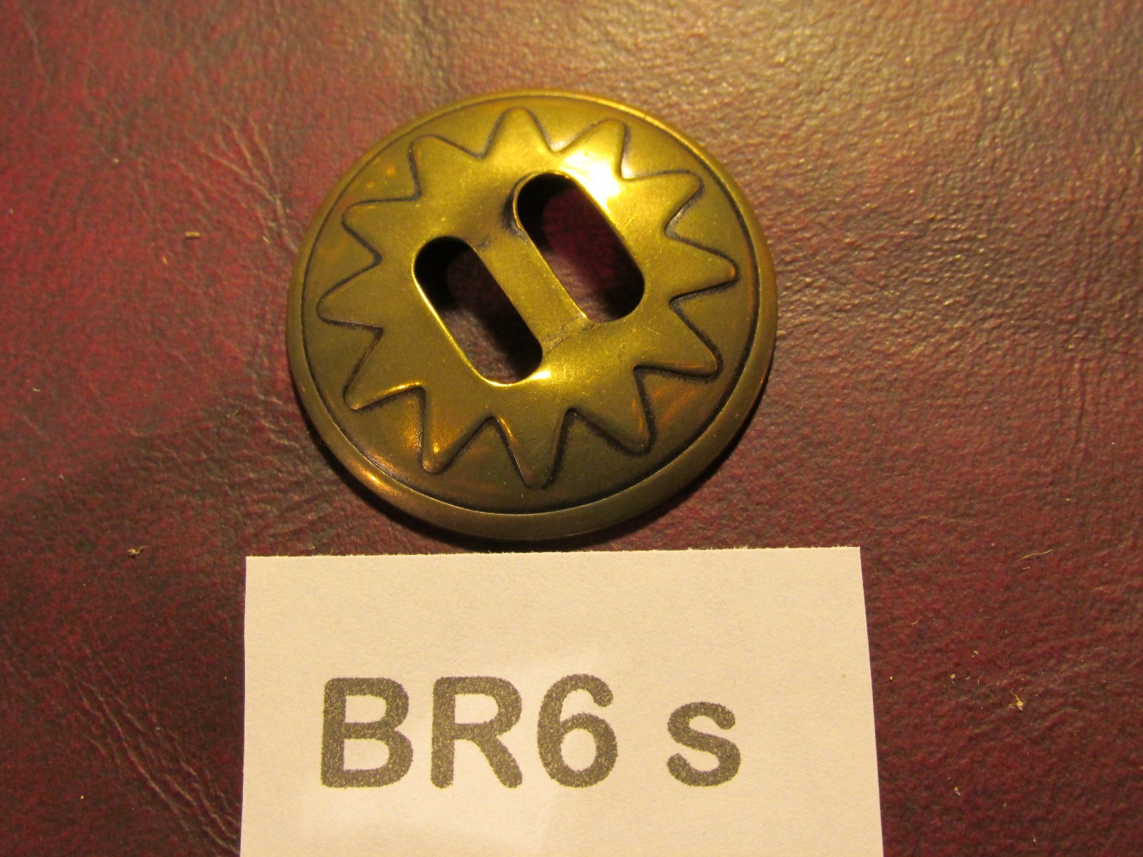 TRINITY CONCHOS ROUND BR6s Solid Brass VINTAGE High Quality USA Leather Crafts !