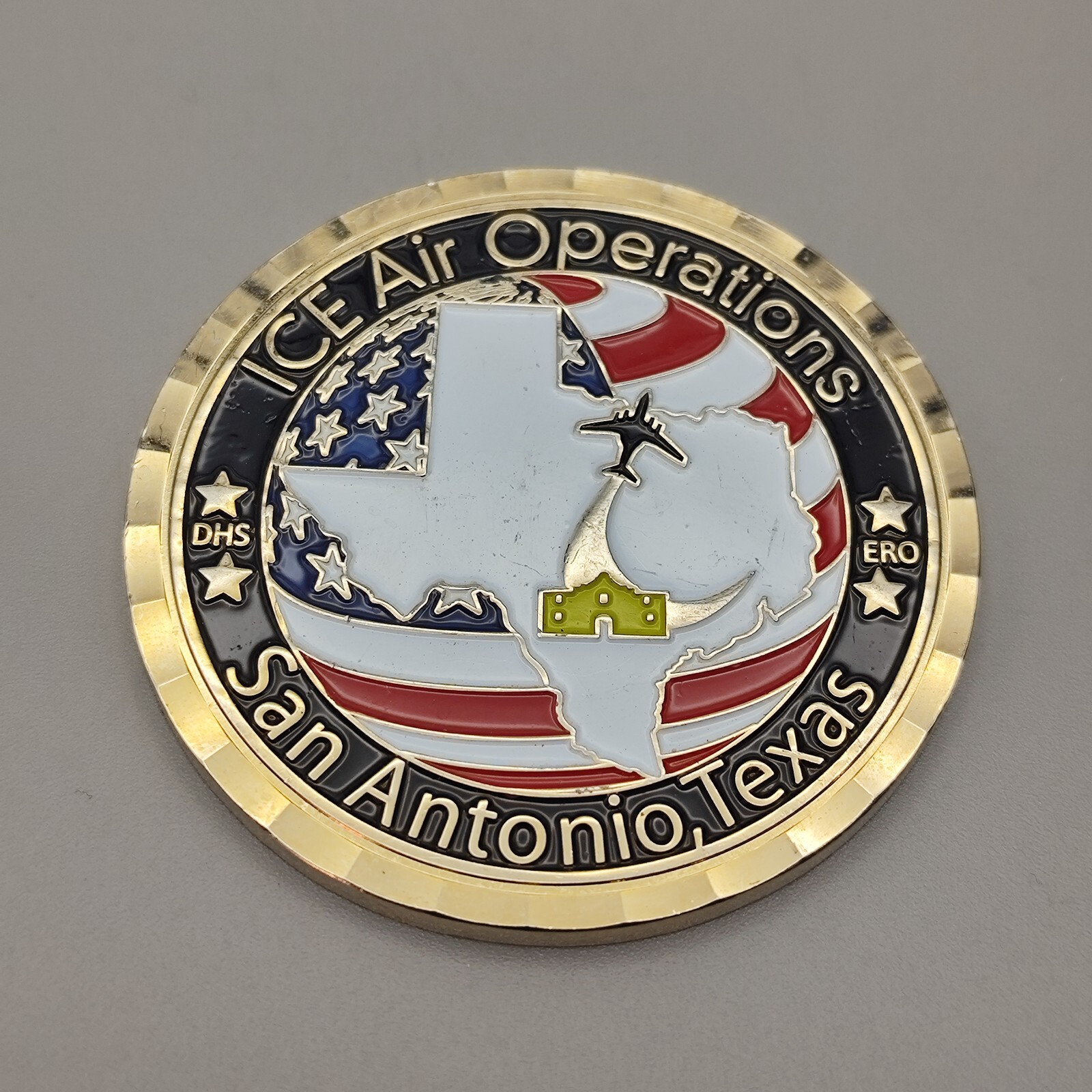 ICE Air Operations San Antonio Texas Challenge Coin