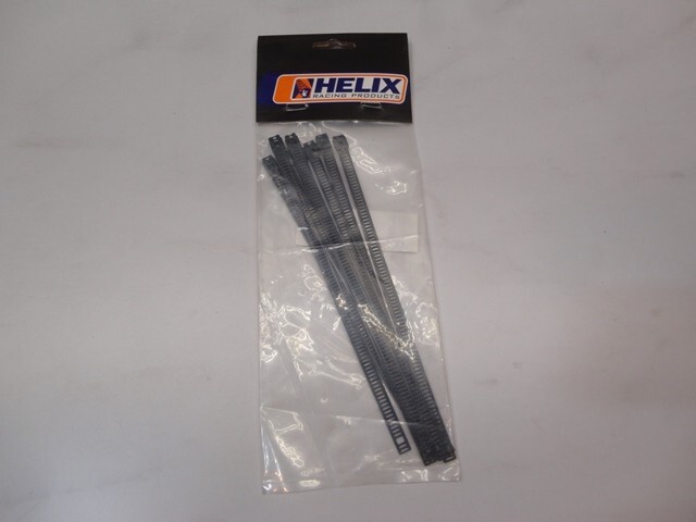 Helix Racing Stainless Zip Ties - Black - 304-0510 - #29957