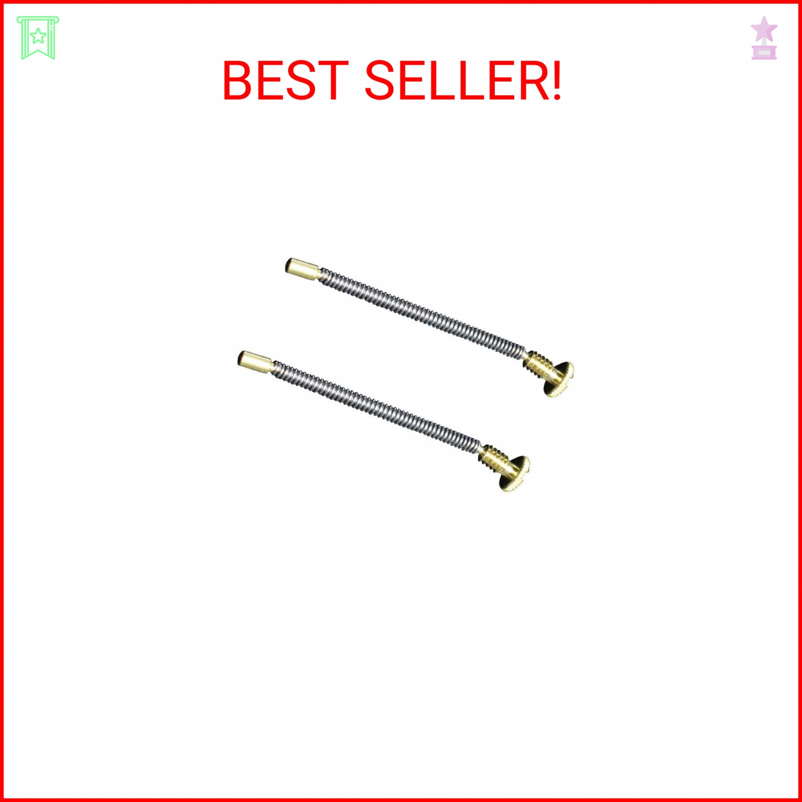 BODYA 2Pcs Lighter Flints Screw Spring with Base Plate for Lighters Replacement