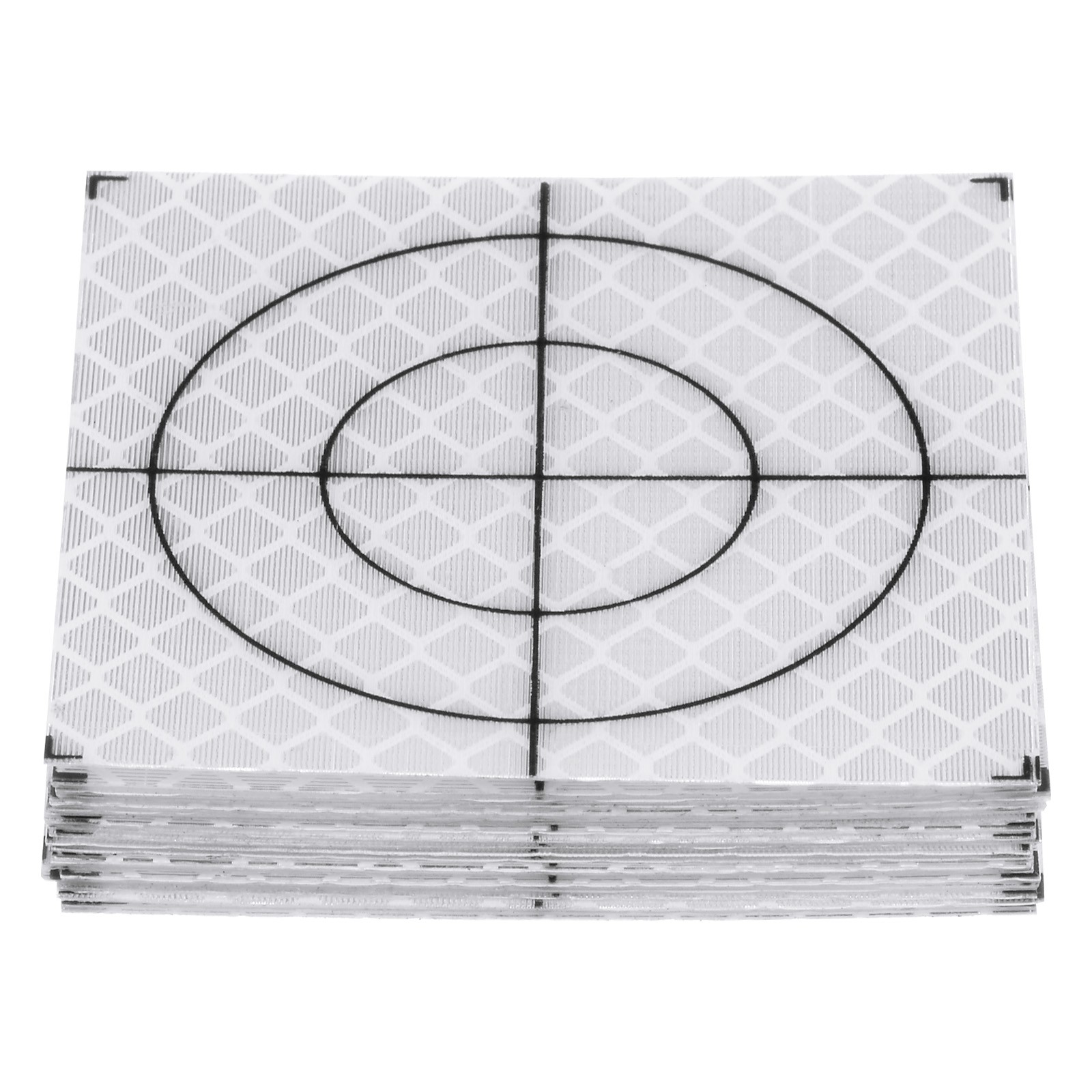 20pcs Reflector Target Sheets 60mm Self-adhesive Reflective Survey Target, White