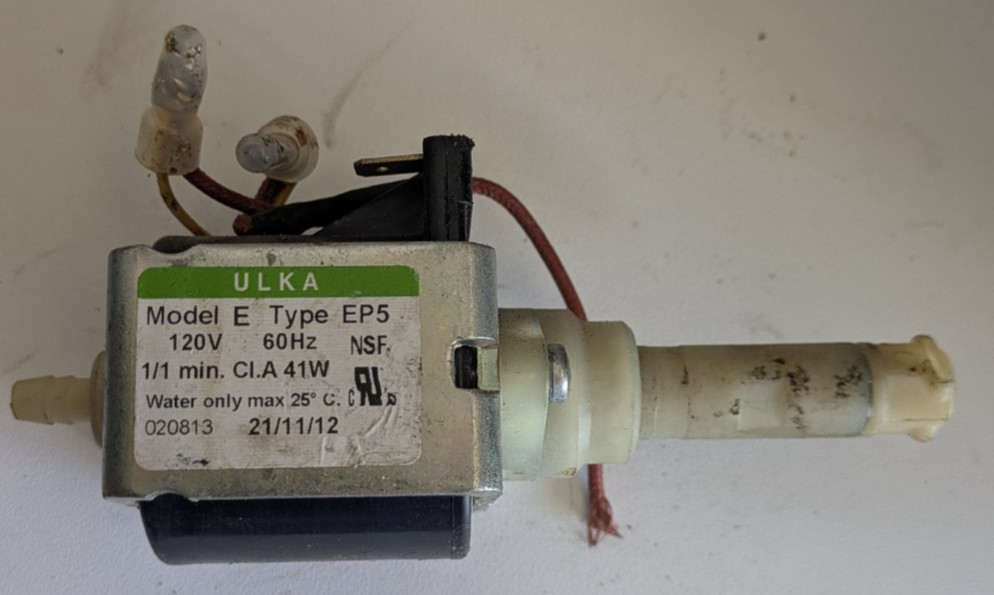 Ulka Model E EP5 Espresso Machine Vibratory Pump 120V 41W NSF