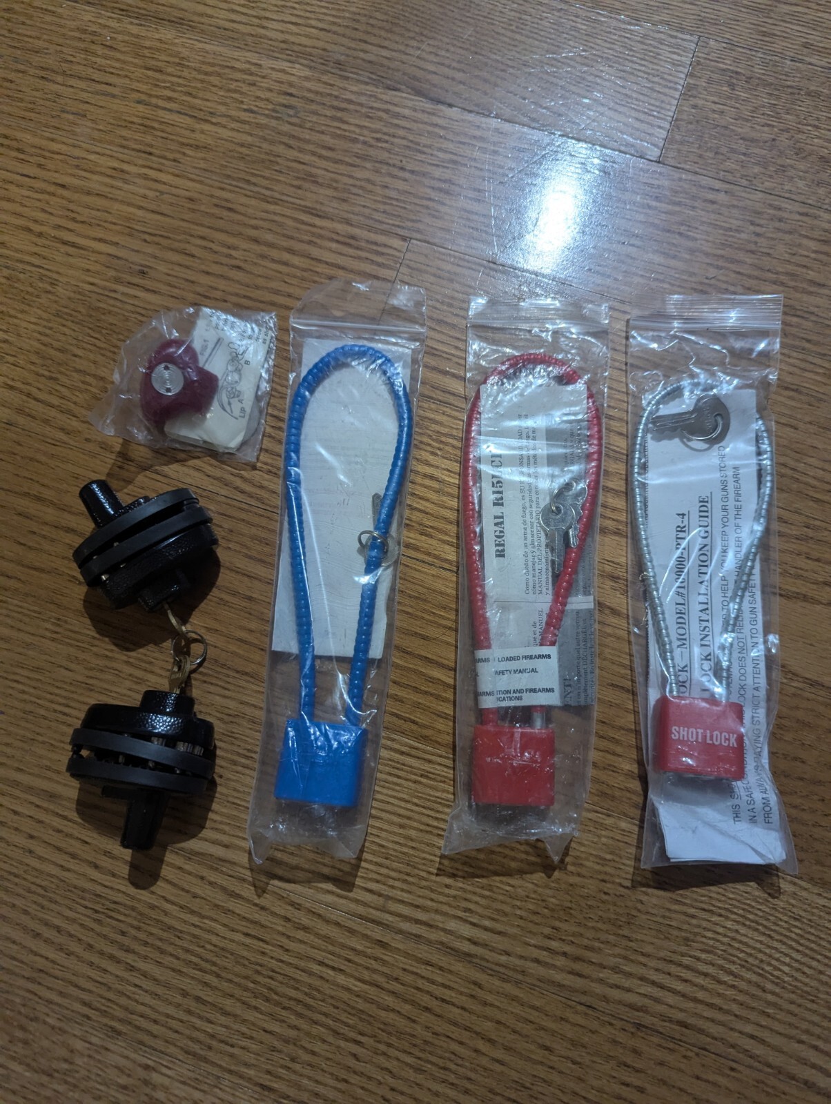 New gun lock mixed lot