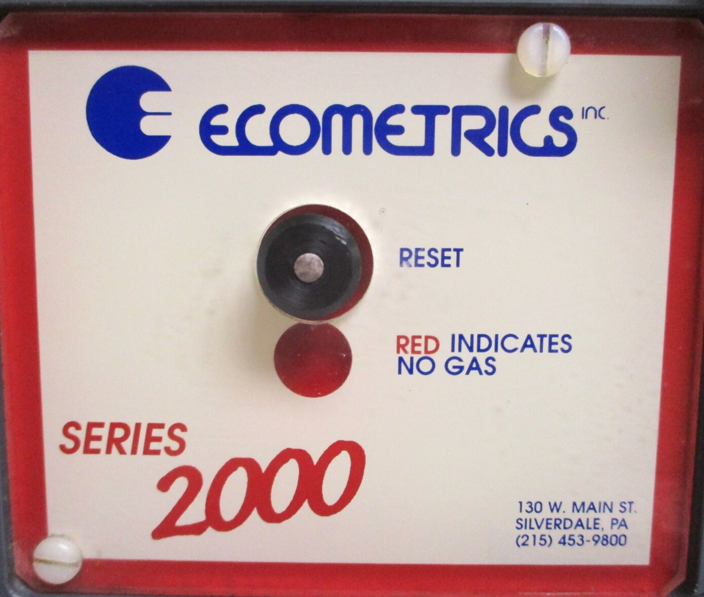 ECOMETRICS , SERIES 2000 , CL2 , REGULATOR , SURPLUS