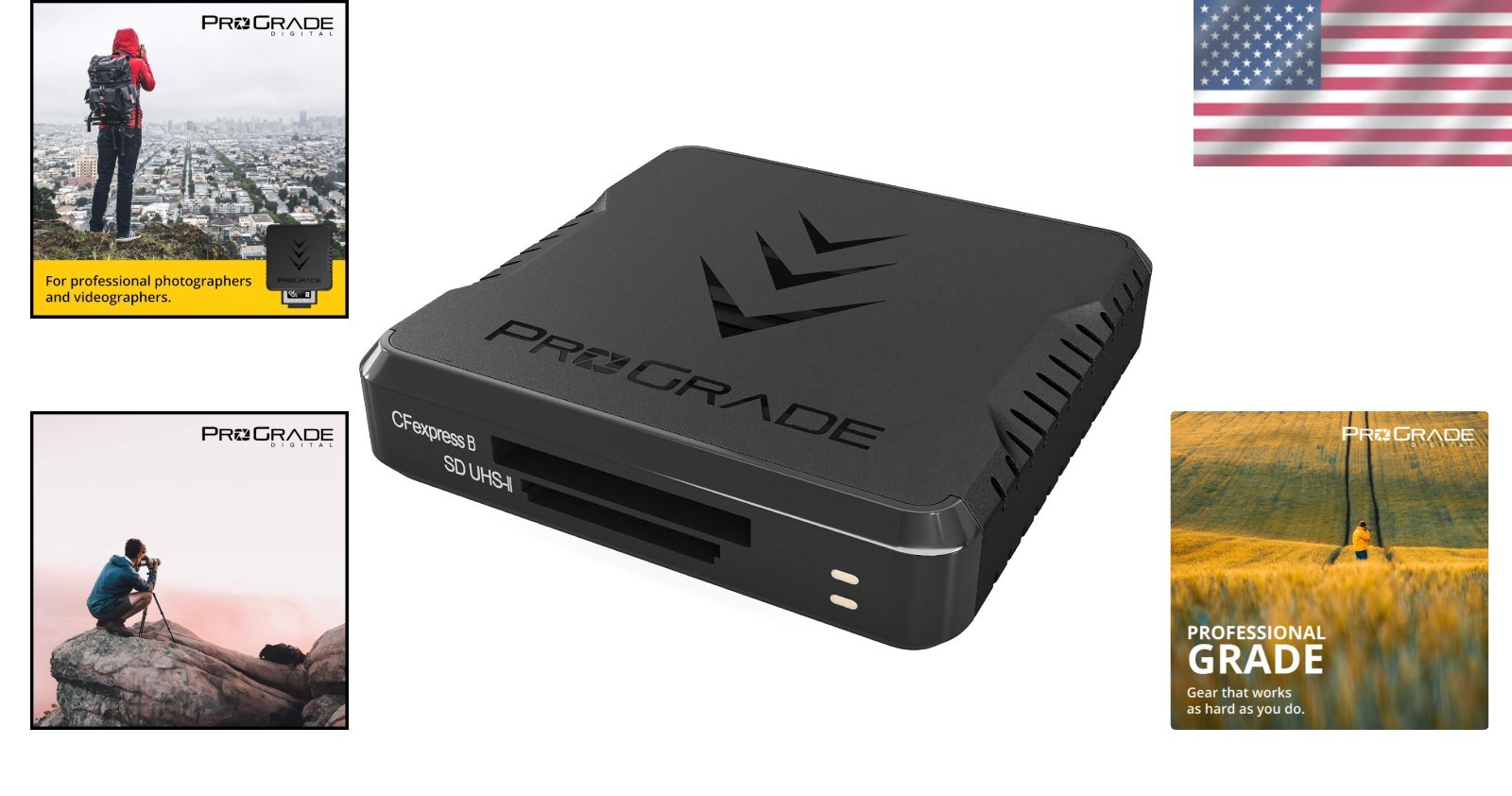 ProGrade CFexpress Type B and SD Card Reader