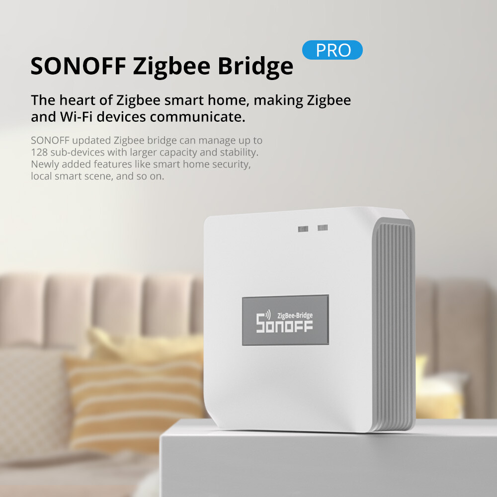 SONOFF Upgrade Zigbee Bridge Pro Gateway WIFI Smart Home Wireless Remote Control