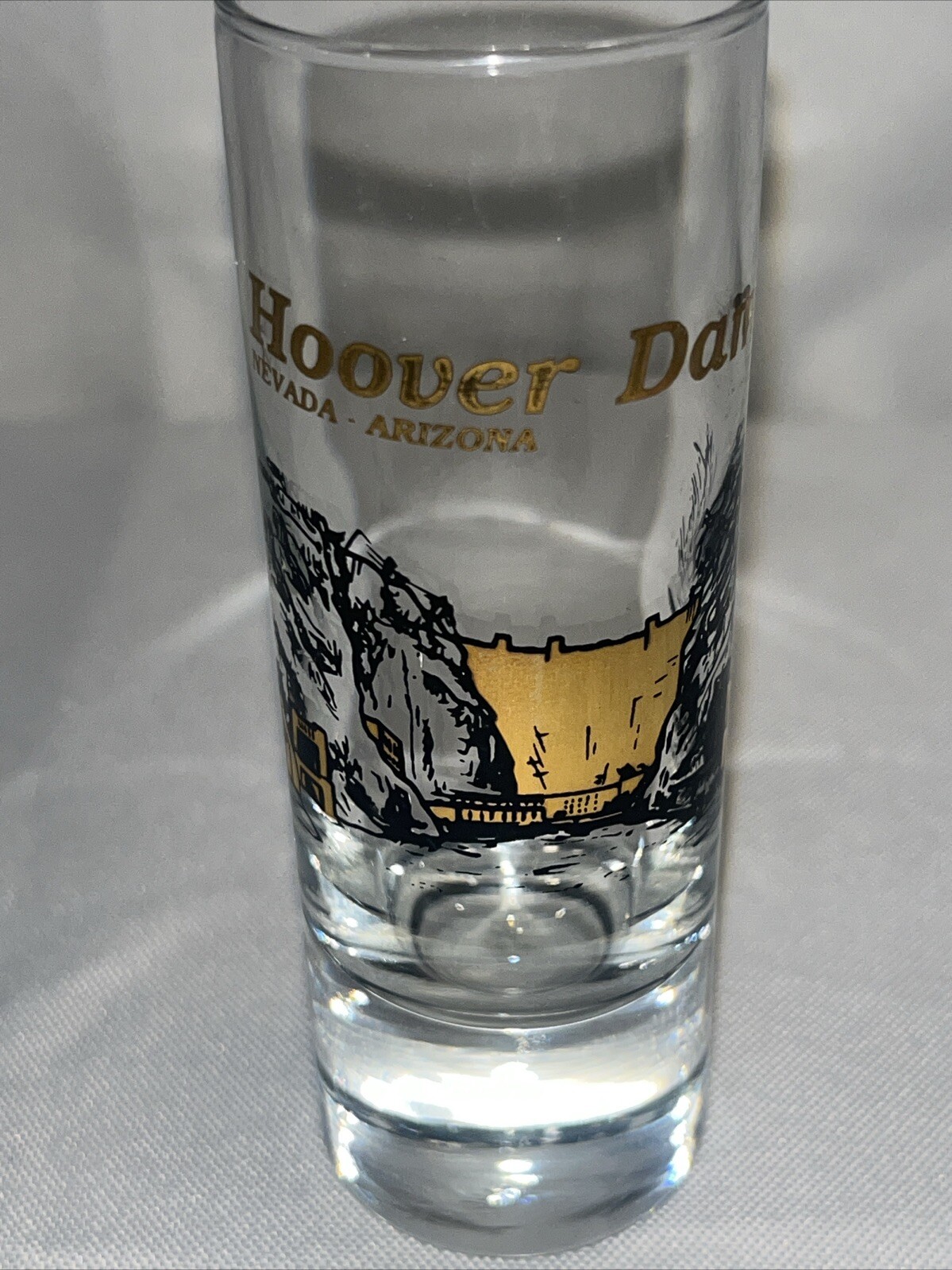 HOOVER DAM Shot Glass Nevada Arizona Souvenir
