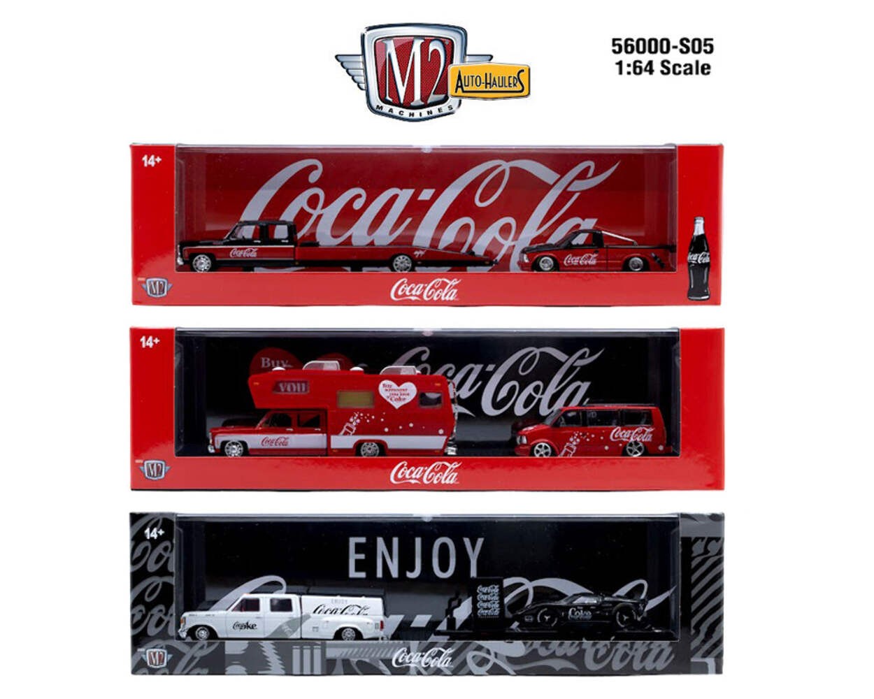 M2 Machines 1:64 Auto-Haulers Coca-Cola Release S05 Assortment - Diecast