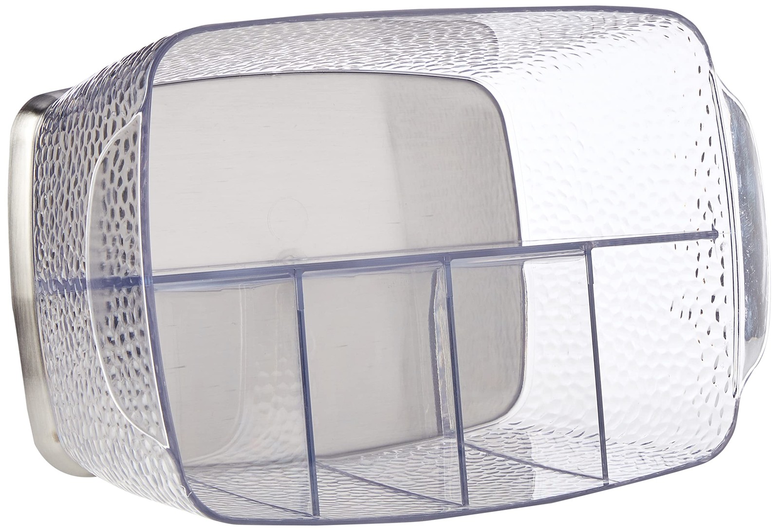 iDesign Rain Plastic Silverware Caddy Organizer Flatware
