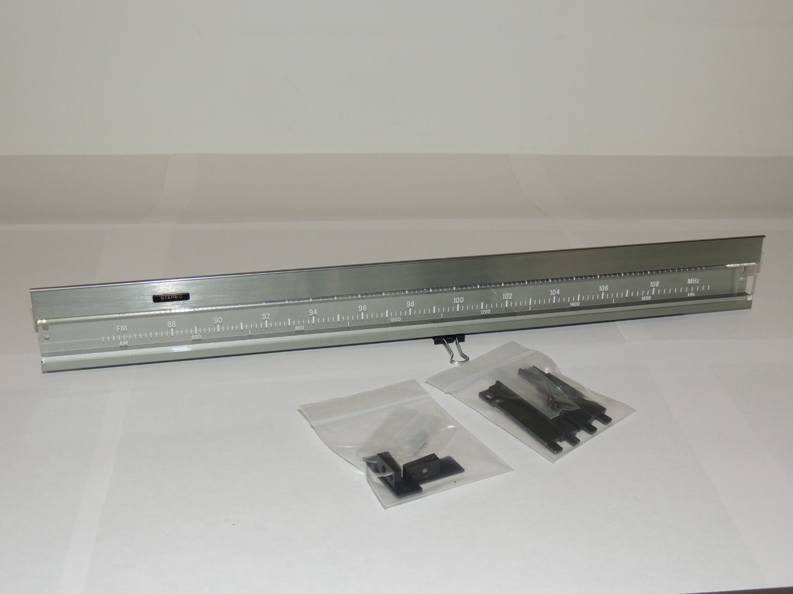 SONY STR-V5 Glass Dial Scale & Back Plate & Holders  4-857-421-01 & 4-857-805-00