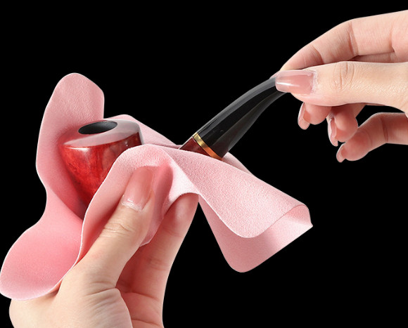 10piece Smoking Pipe Wiping lint Cloth Surface dirt Cleaning maintenance ZX-25