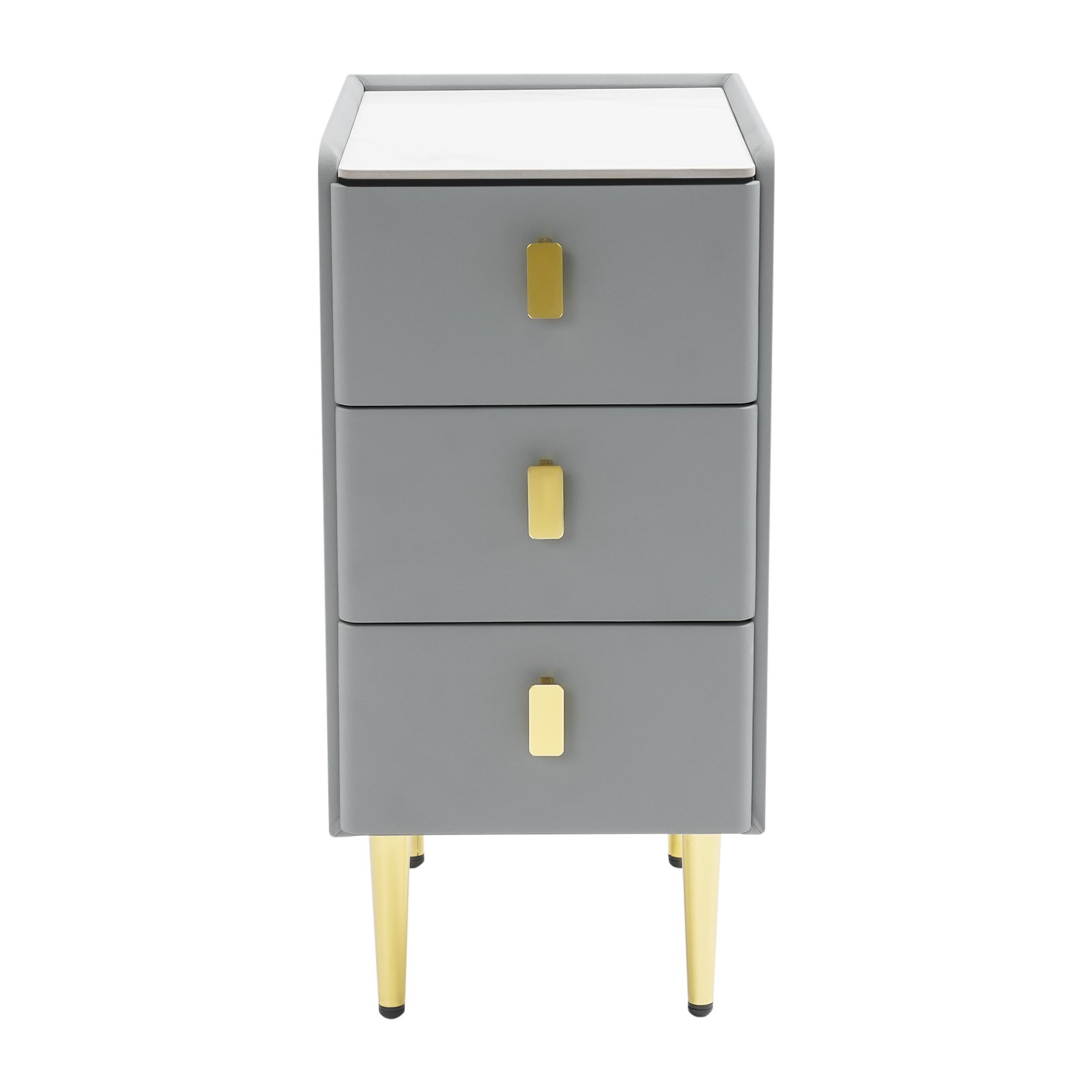 Modern Nightstand Bedside Table Side End Table with Storage Cabinet for Bedroom