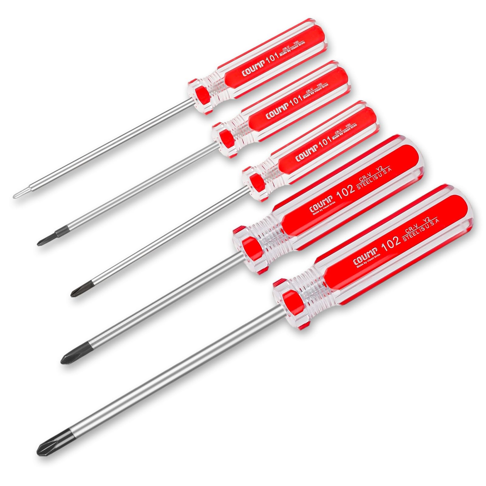 Triwing Screwdriver Set Magnetic Point Y Tip 5 Sizes 1.5mm 2mm 3mm 4mm 5mm, M...