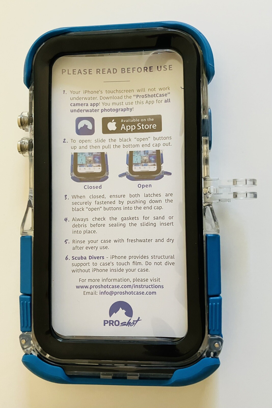 Waterproof iPhone 11 Pro Dive Case ProShot Touch Underwater Photography