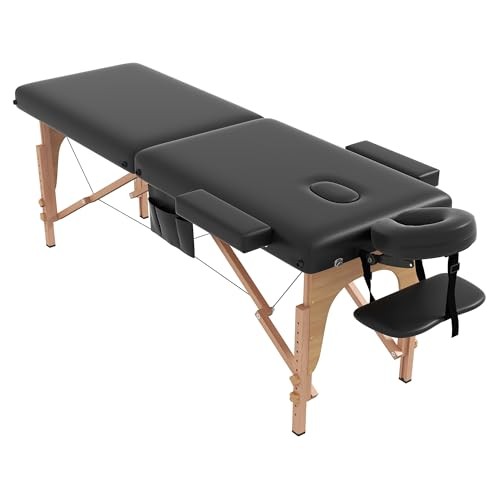 Massage Table civama Portable Foldable Black 29lb