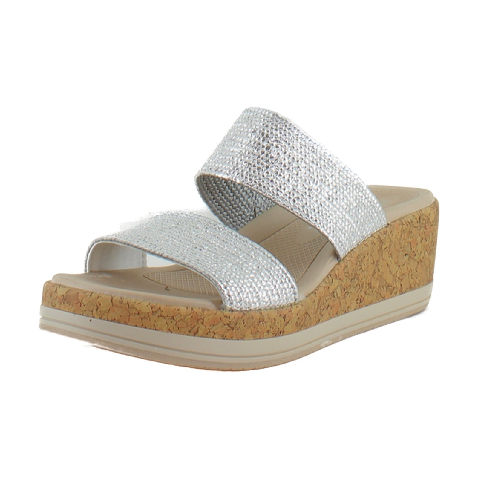 Bzees Resort Womens Sandals Silver
