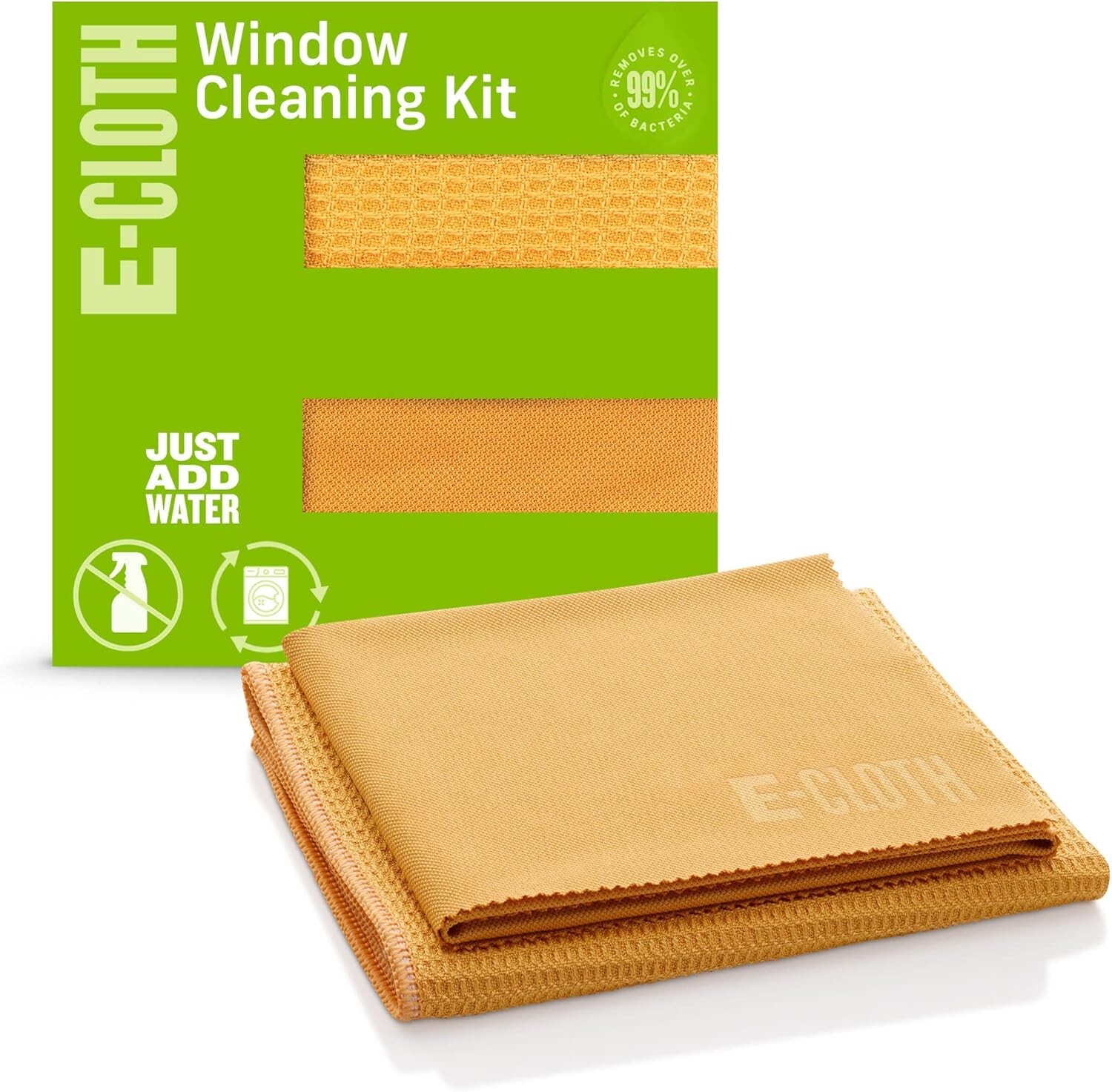 E-Cloth Microfiber Cleaning Cloth Glass Kit - Window Towels for Cars, Windows