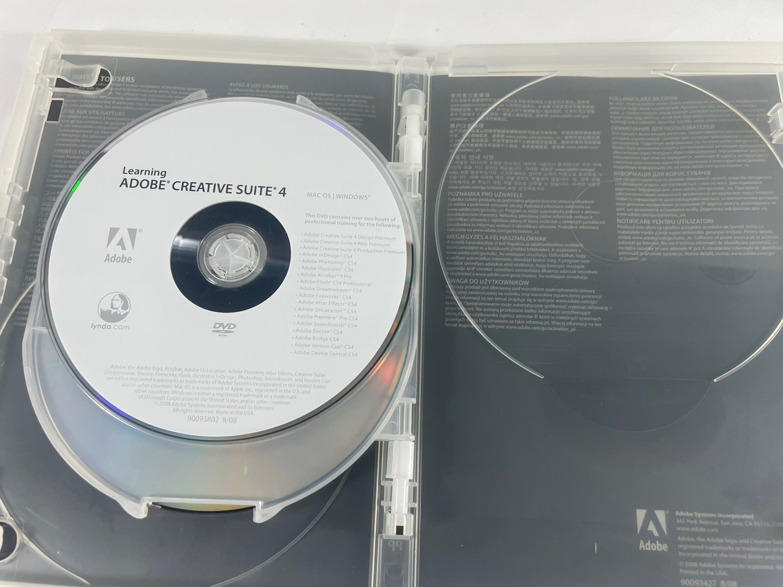 Adobe Creative Suite 4 CS4 Design Premium For MAC OS Full Retail DVD Version