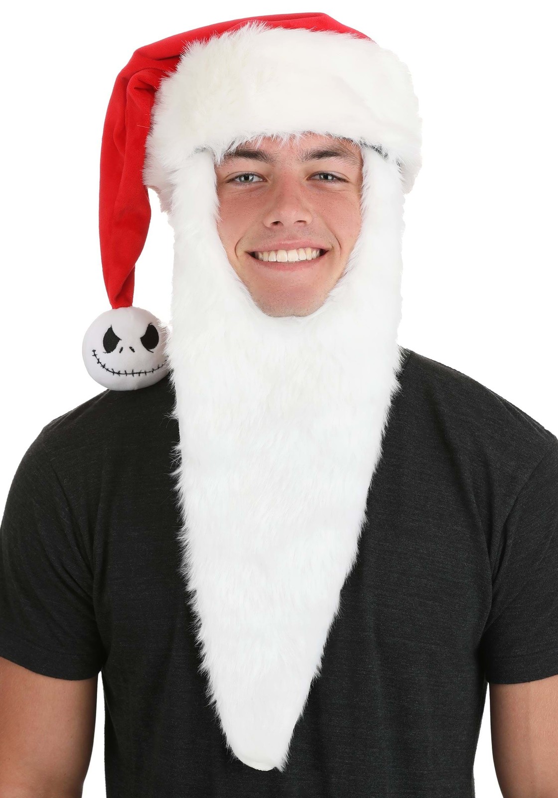Disney Nightmare Before Christmas Jack Santa Hat