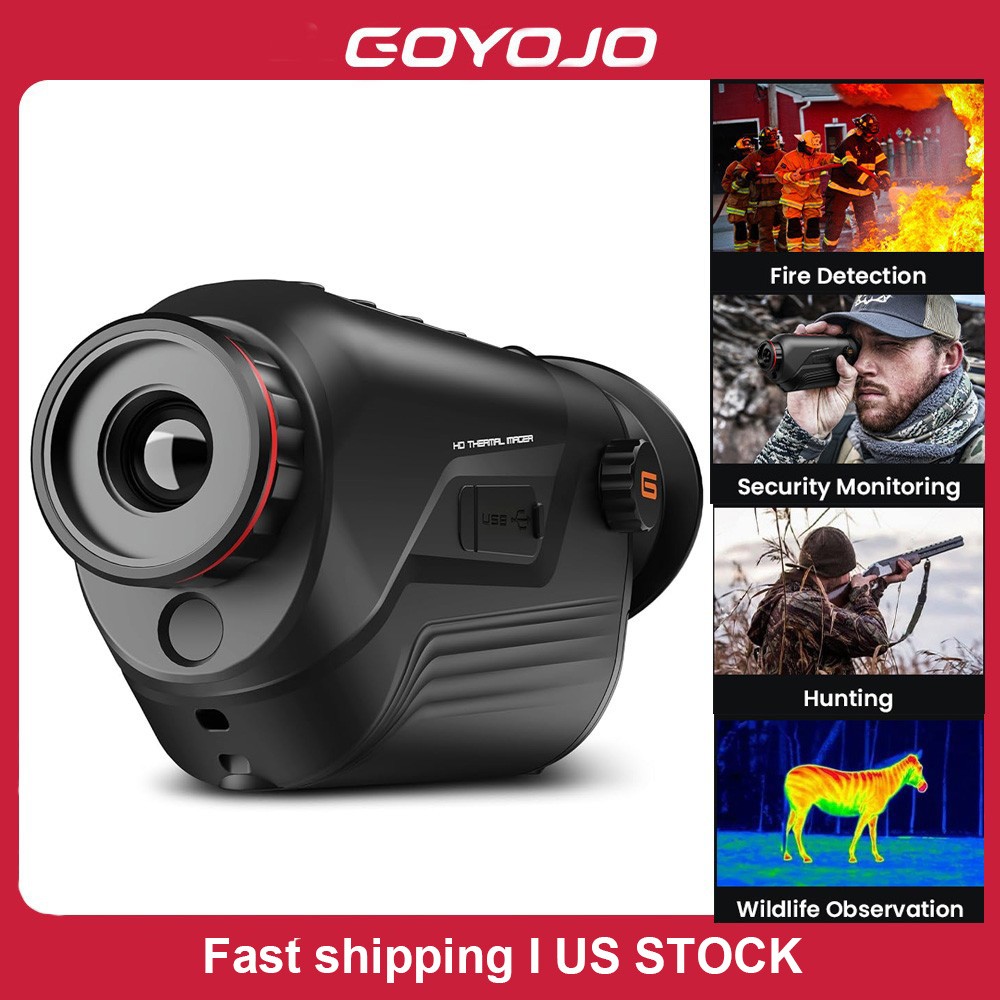 GOYOJO Thermal Imaging Monocular for Hunting 15mm/10mm Focal Lens Night Vision