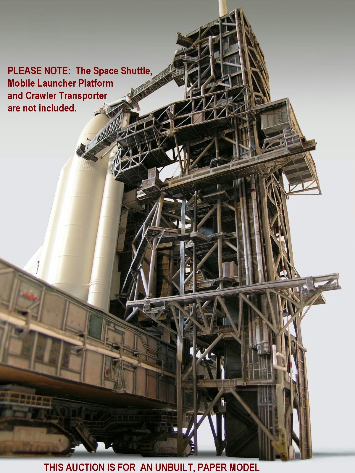 Space Shuttle Launch Pad Complex 39A 1:72 Craft Model Monogram w/Boosters READ