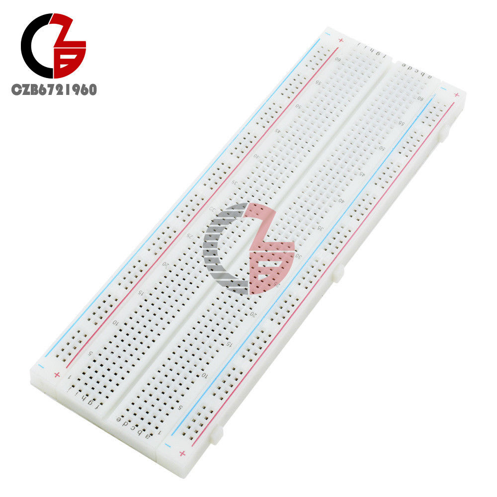 10PCS MB-102 MB102 Breadboard 830Point Solderless PCB Bread Board Test Develop