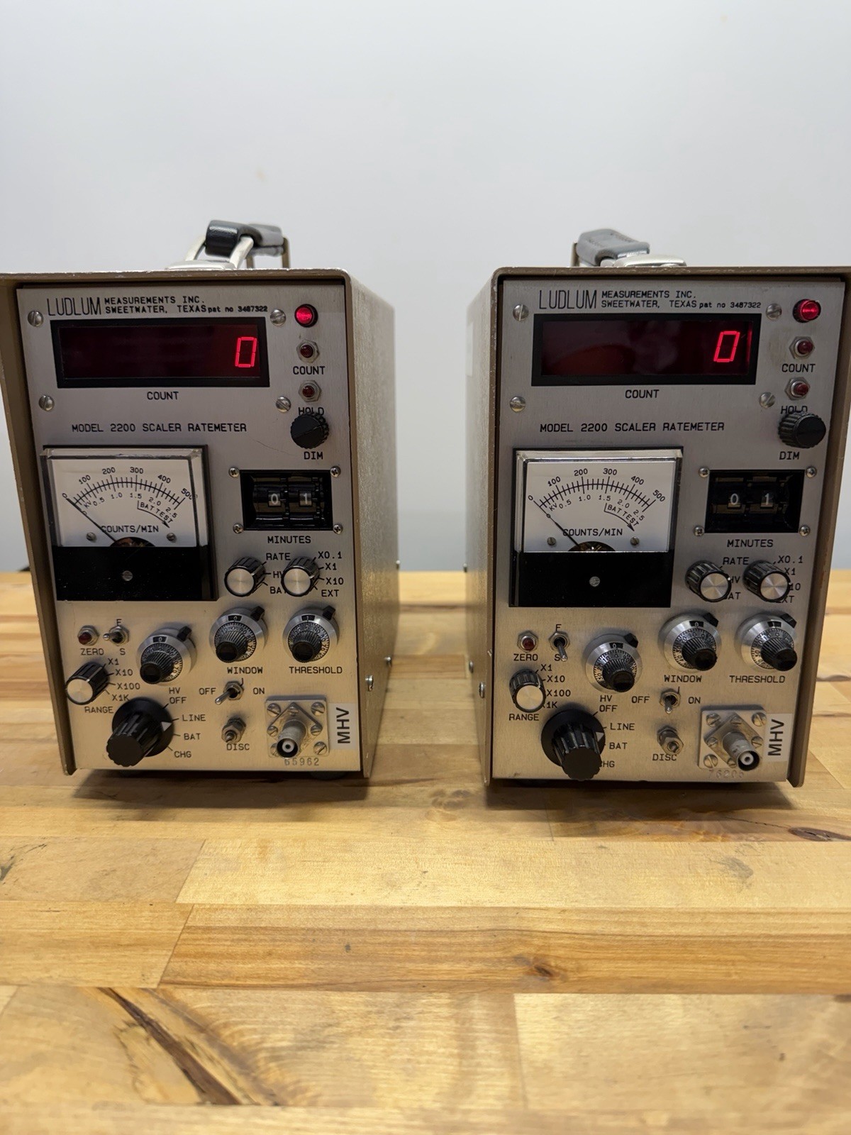 Ludlum Model 2200 Scaler Ratemeter Radiation Survey Meter Powers On No Probe