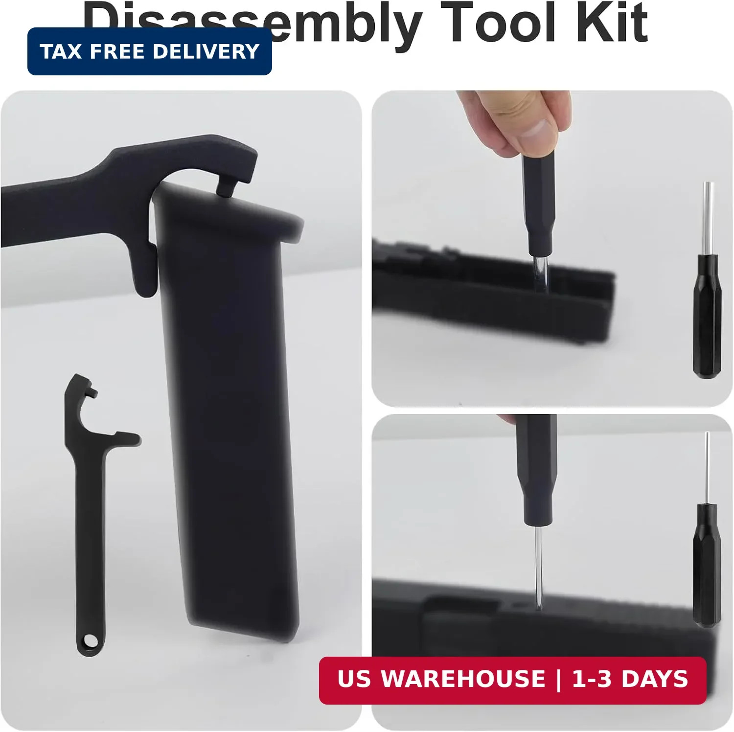 Heavy Duty Rear Sight Pusher Tool with Front Sight Adjustment Kit for Removing a