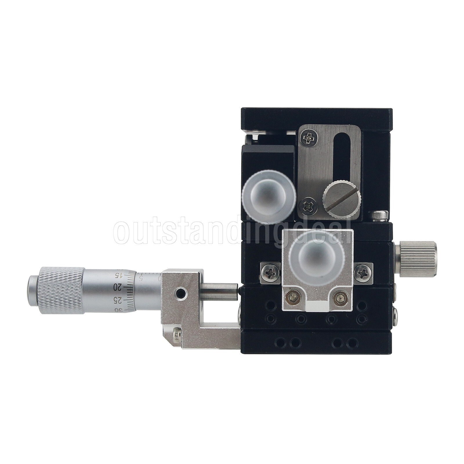 40x40MM XYZ Axis Sliding Stage Manual Sliding Table with Central Micrometer os67