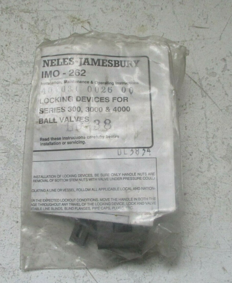 NEW Neles-Jamesbury IMO-262 Locking Device FREE SHIPPING