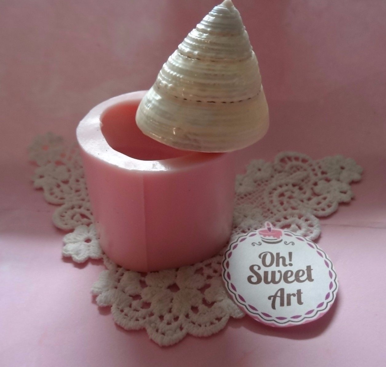Sea Shell  silicone mold fondant mould  cake decorating APPROVED FOR FOOD