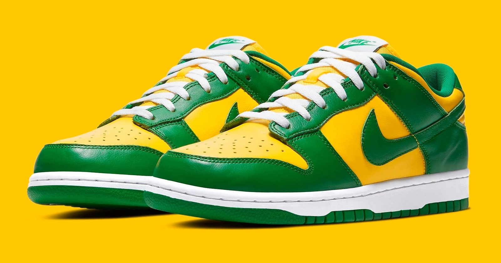 Nike Dunk Low SP Brazil co.jp Pine Green Varsity Maize CU1727-700 Men's