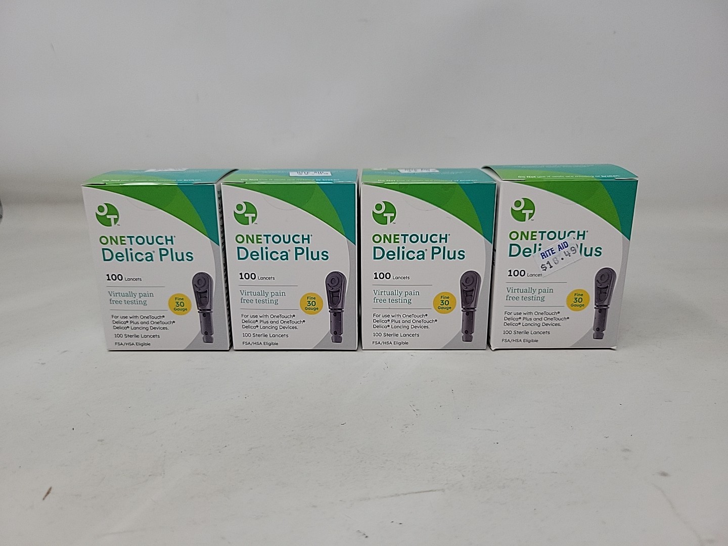 400 One Touch Delica Plus 30G Lancets - EXP 2029