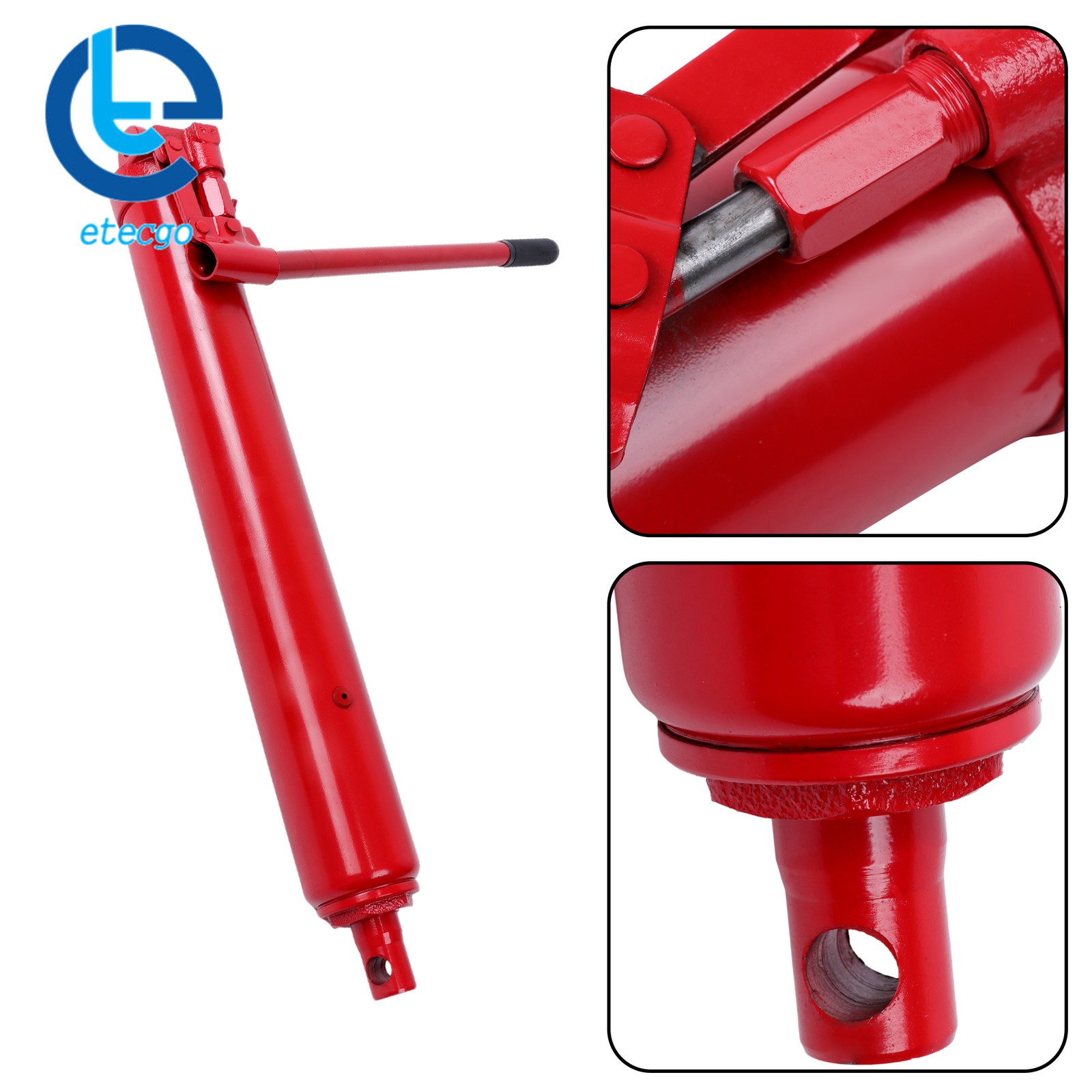 8 T Hydraulic Long Jack Manual Single Pump Engine Lift Cherry Picker