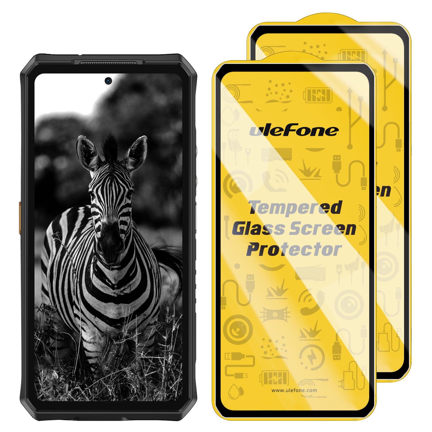 For Ulefone Armor 28 Ultra /Pro 2X Ulefone 9H HD Tempered Glass Screen Protector