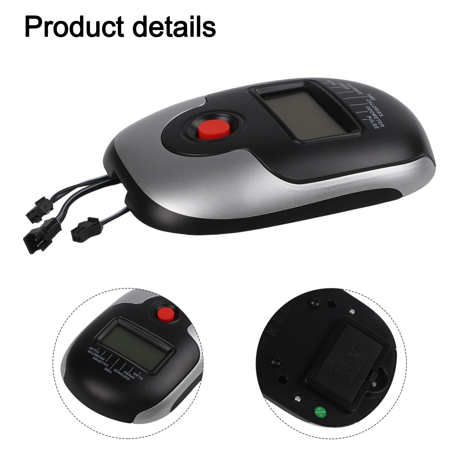 Digital Speedmeter for Stationary Bikes Featuring LED Display and Easy Use