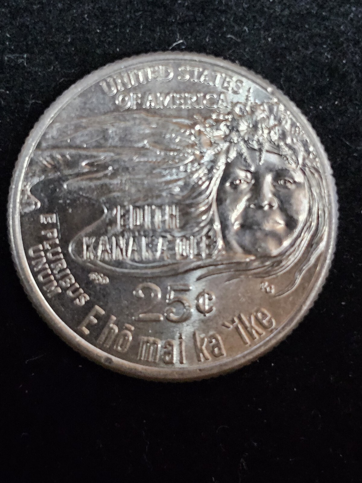 2023 Edith Kanaka'ole Quarter - Multiple Die Chip Errors - Nose / K A