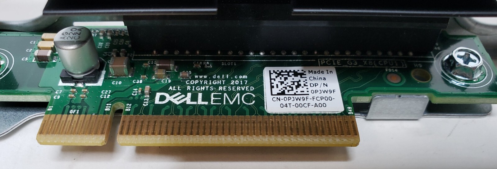 Dell 0TD2NM PERC H330 Raid Controller W/ PCI Riser - Low Profile