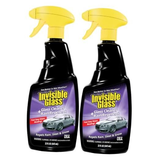 92184-2PK Glass Cleaner + Rain Repellent 2-in-1 22 Fl Oz (Pack of 2)