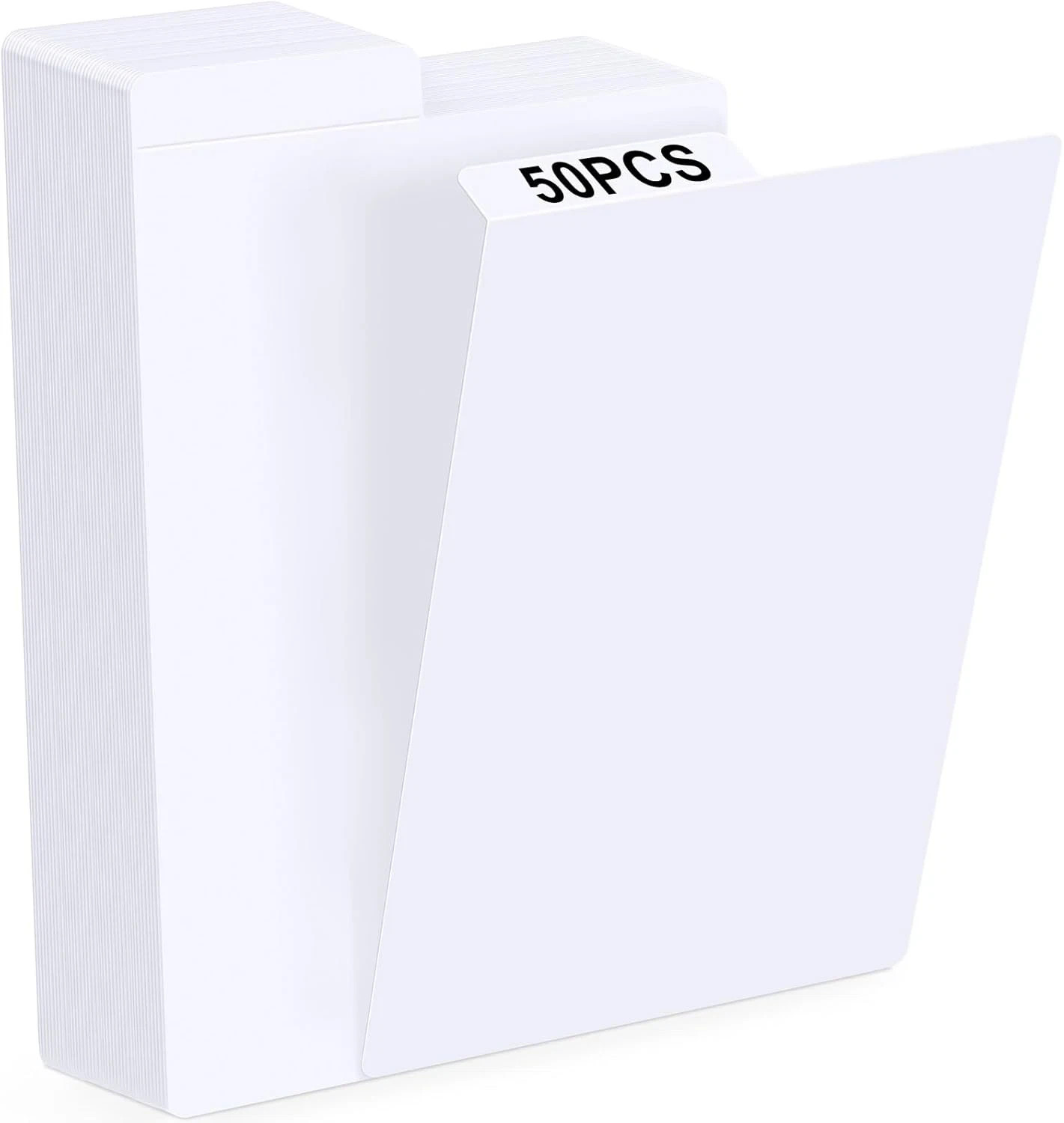 Comic Book Dividers 50-Pack Cardboard Dividers with Tabs for Storage Boxes
