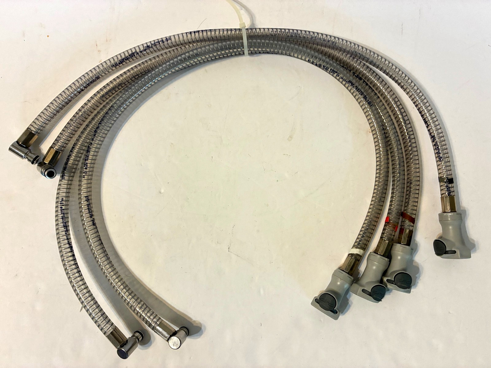 Taylor C602 Shake Machine Syrup Hoses w/ Fittings- Set of 4- NEW- See Details