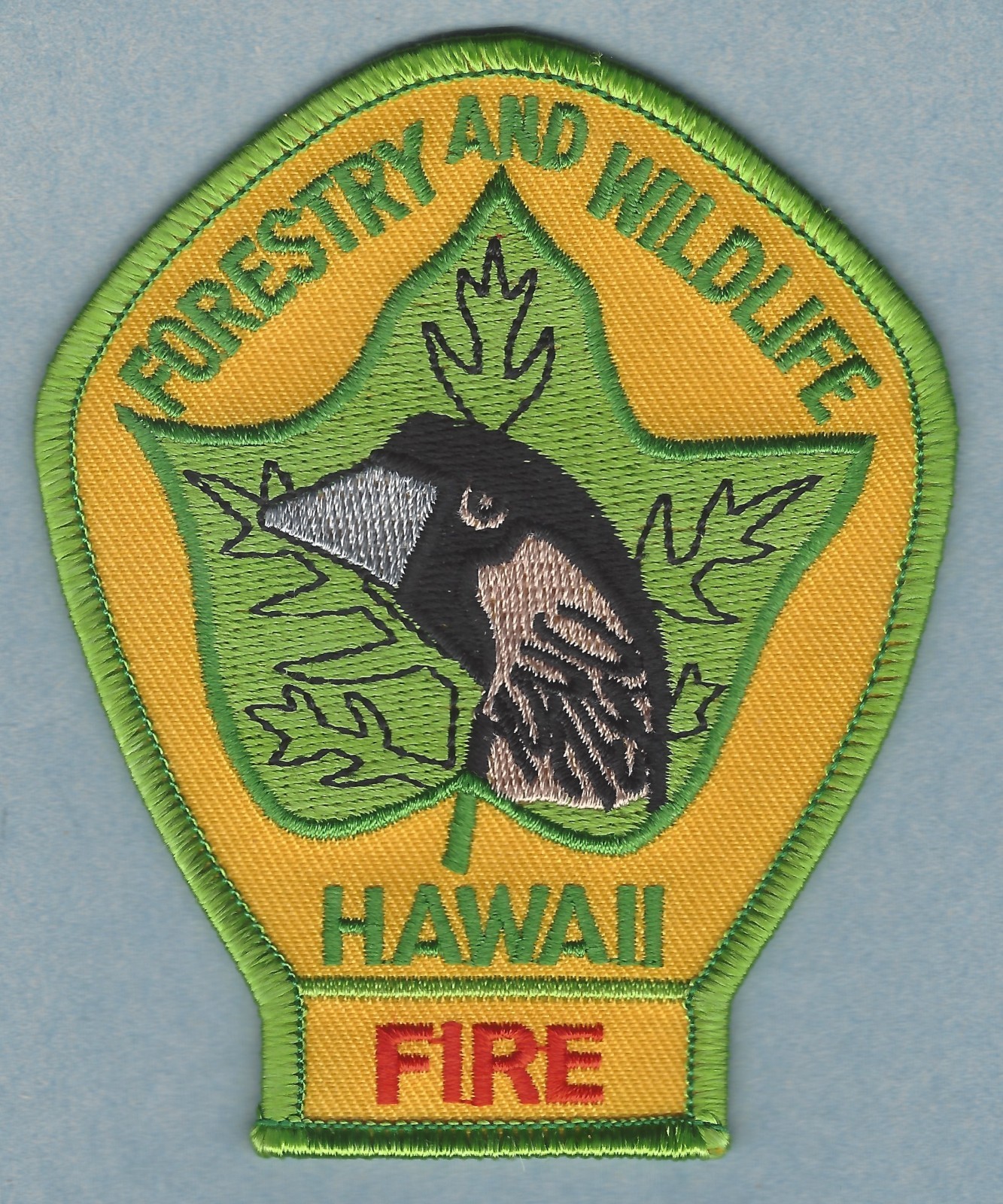 HAWAII FORESTRY & WILDLIFE FIRE PROTECTION PATCH
