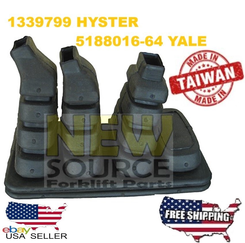 1339799 HYSTER 5188016-64 YALE  3 HANDLE 1 BLIND RUBBER BOOT  H45~65XM(D177)