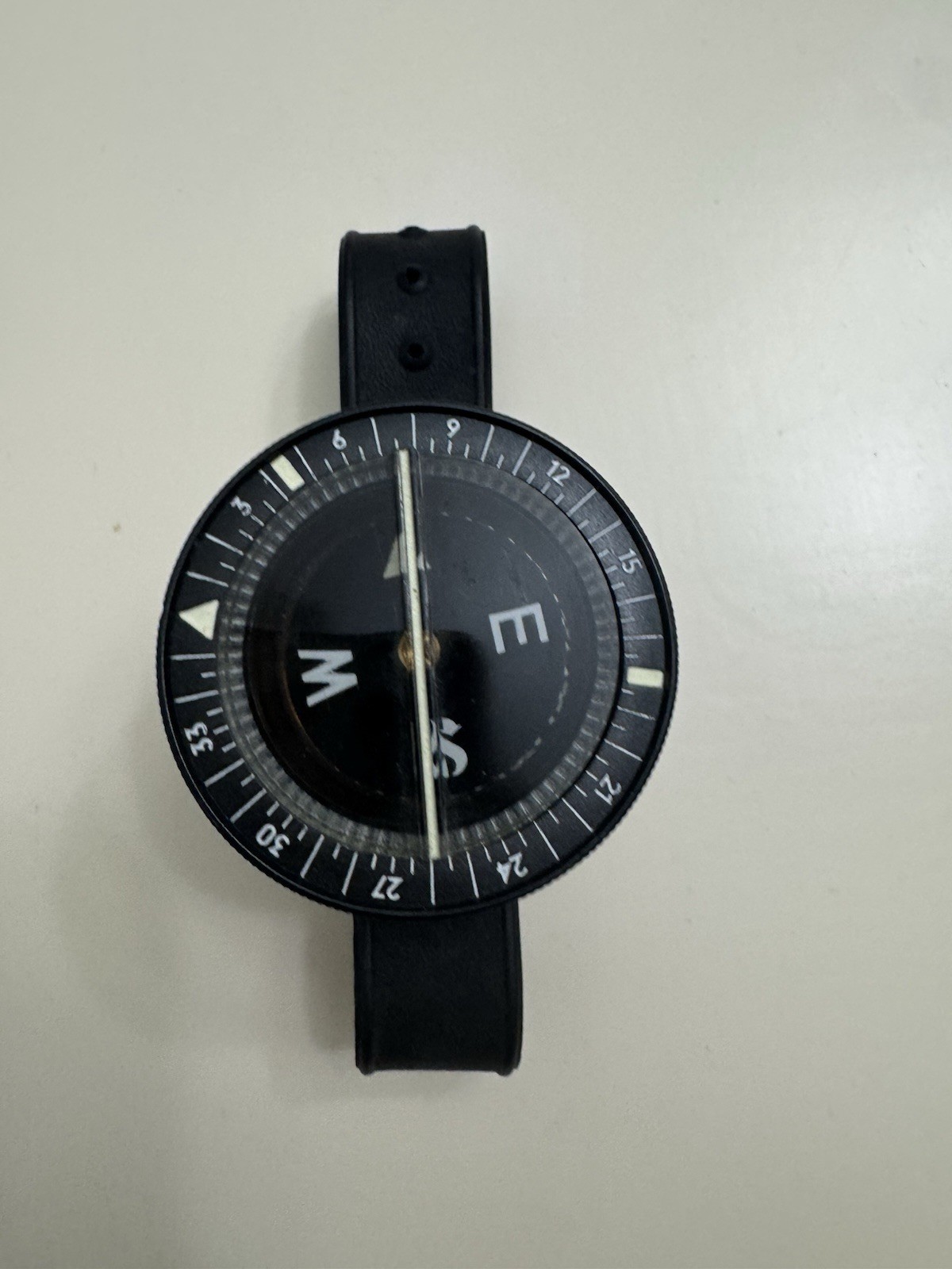 U.S Pat 3660907 Model LS1 Divers Compass , Very Good Condition / Military İssued